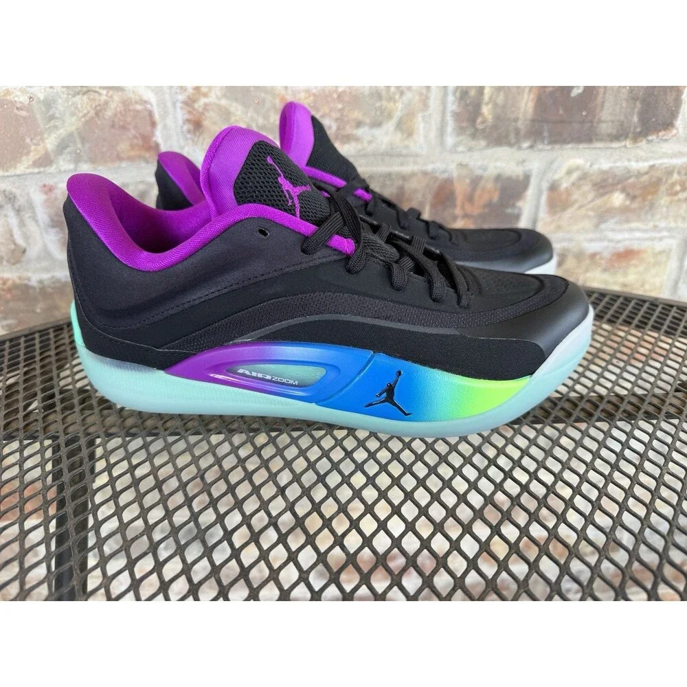 Jordan Zion 4 “Why Not” Noah Basketball Shoes Men’s Size 8.5 Glow In Dark NWOB